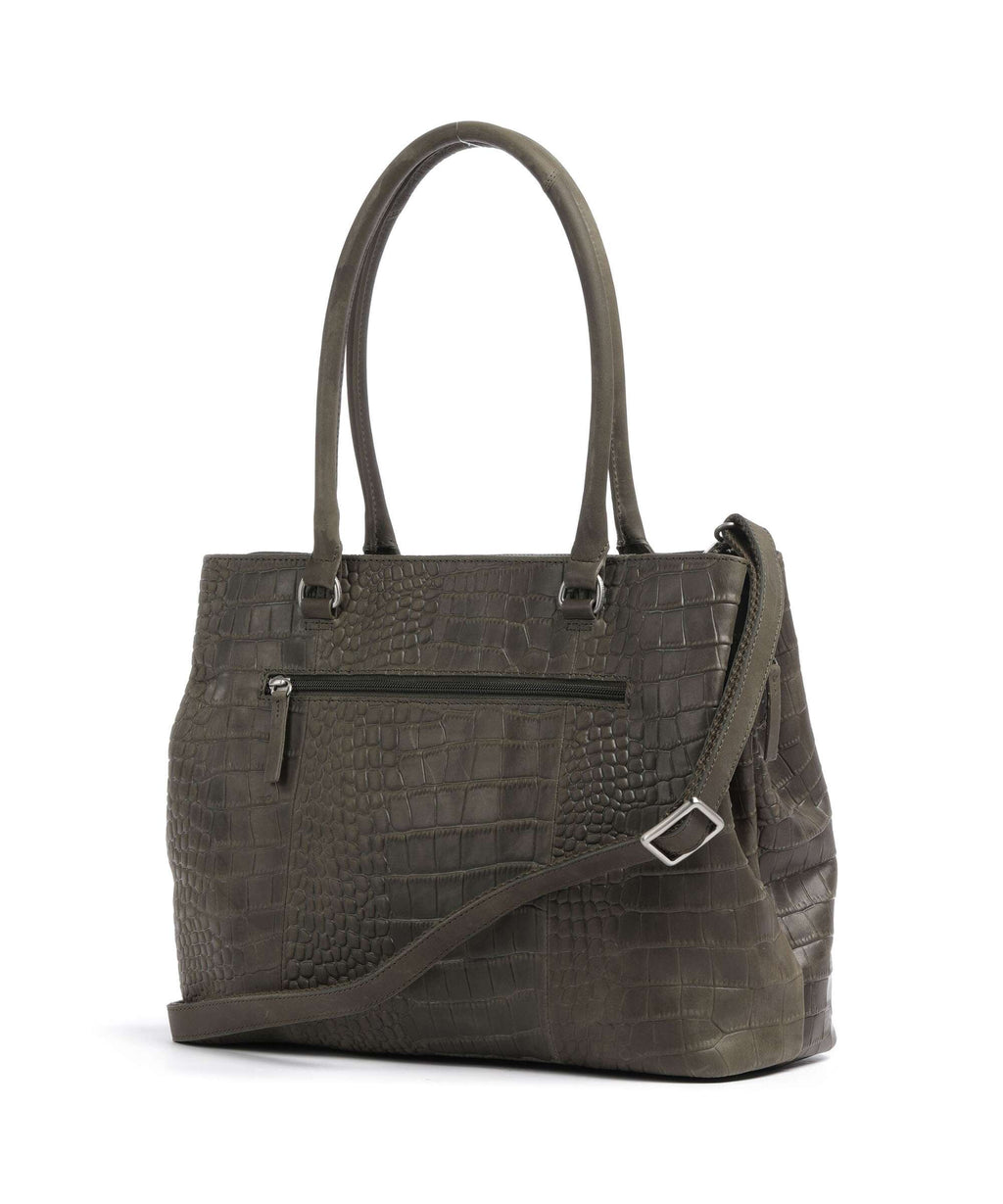 Burkely Cool Colbie Briefcase forest green