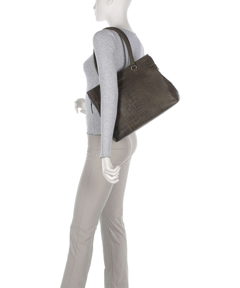 Burkely Cool Colbie Briefcase forest green