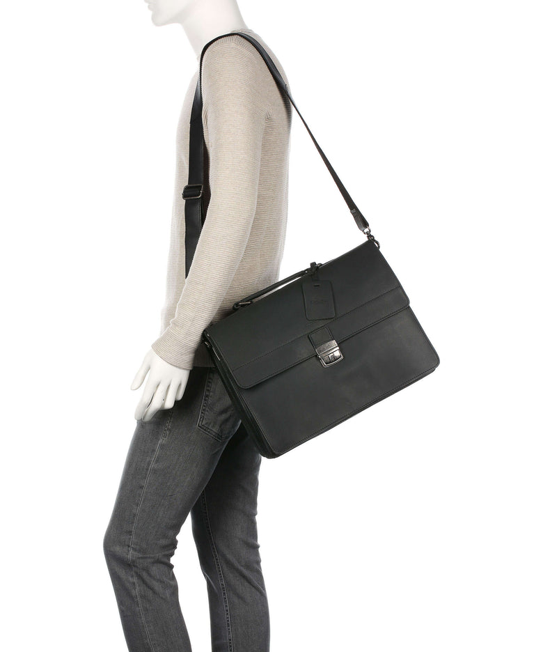 Burkely Vintage Dean Briefcase black