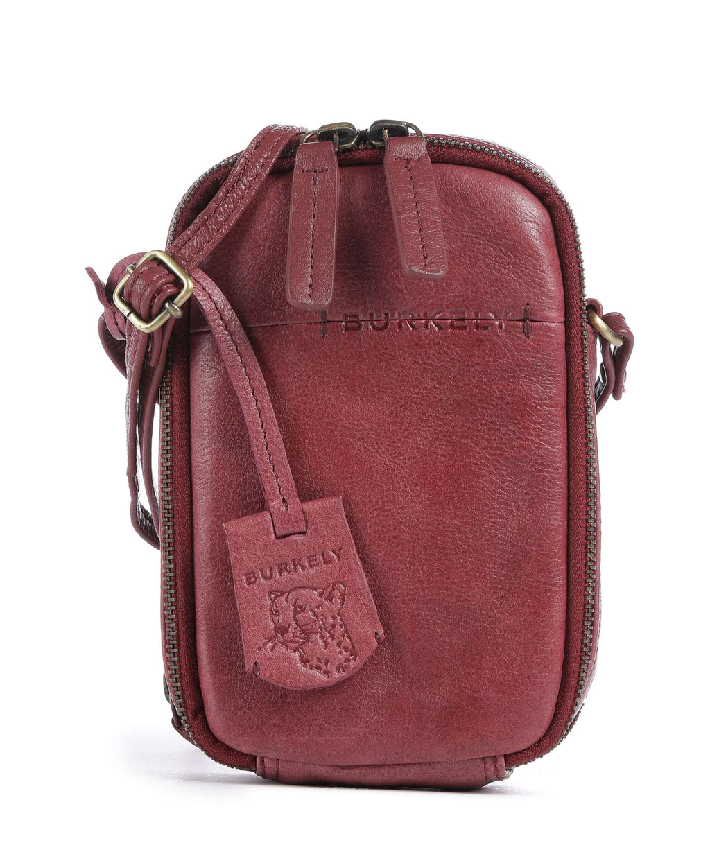 Burkely Natural Norah Phone bag poppy pink