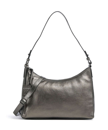 Burkely Creased Crystal Borsa a spalla gunmetal