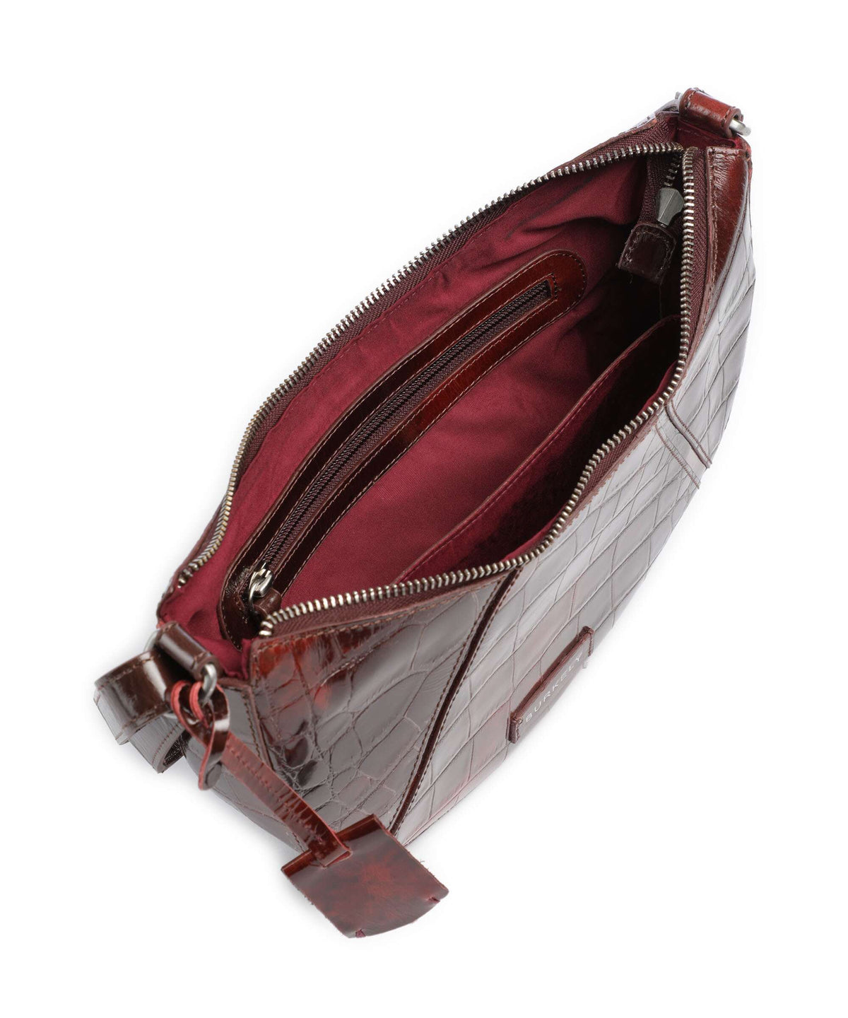Burkely Cool Colbie Crossbody bag burgundy patent