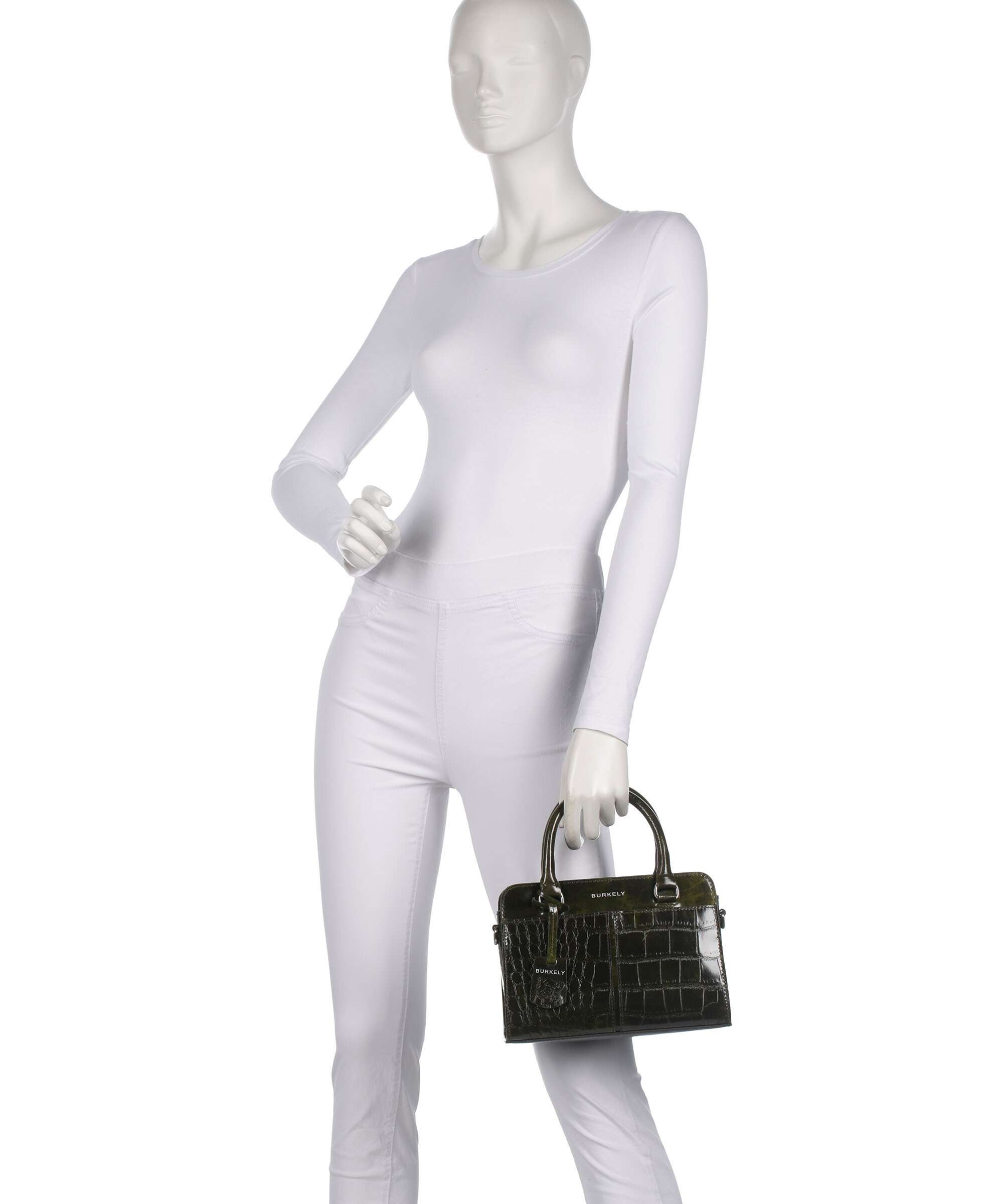 Burkely Cool Colbie Handbag olive patent