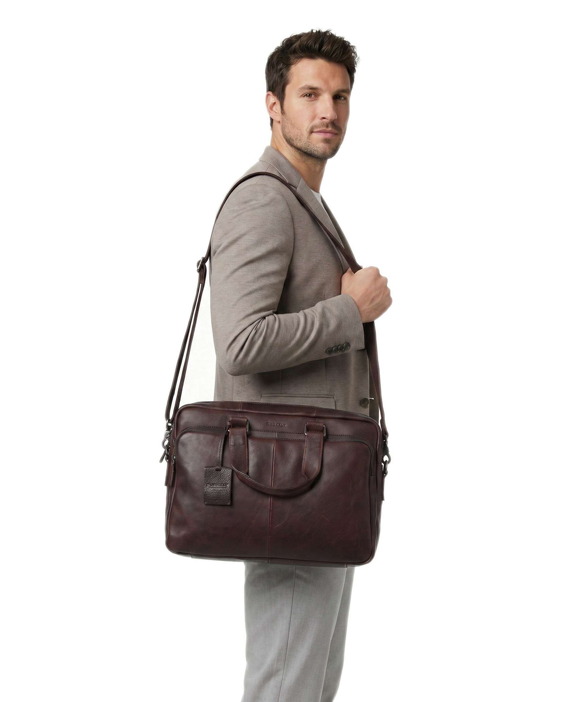 Burkely Antique Avery Briefcase bruin