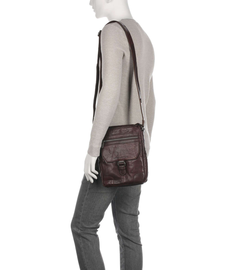 Spikes & Sparrow Bronco Nebraska Crossbody bag dark brown