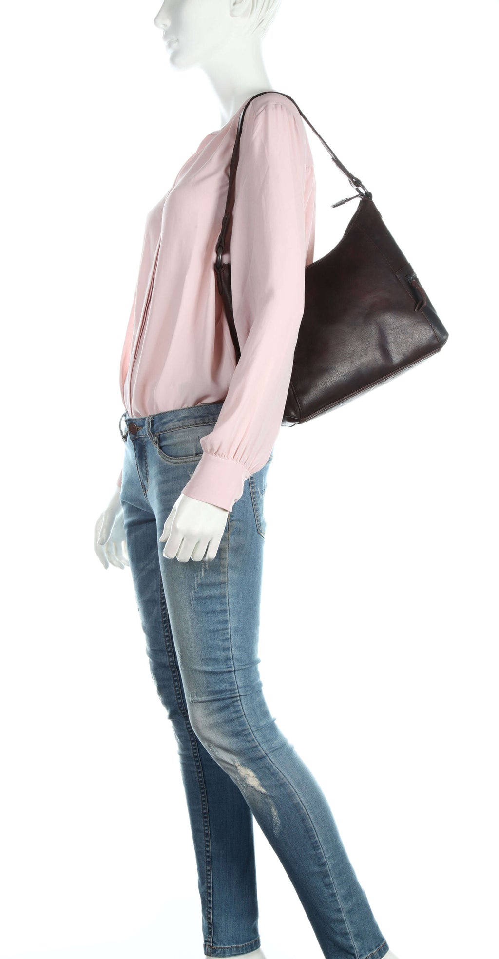 Spikes & Sparrow Bronco Hobo bag dark brown