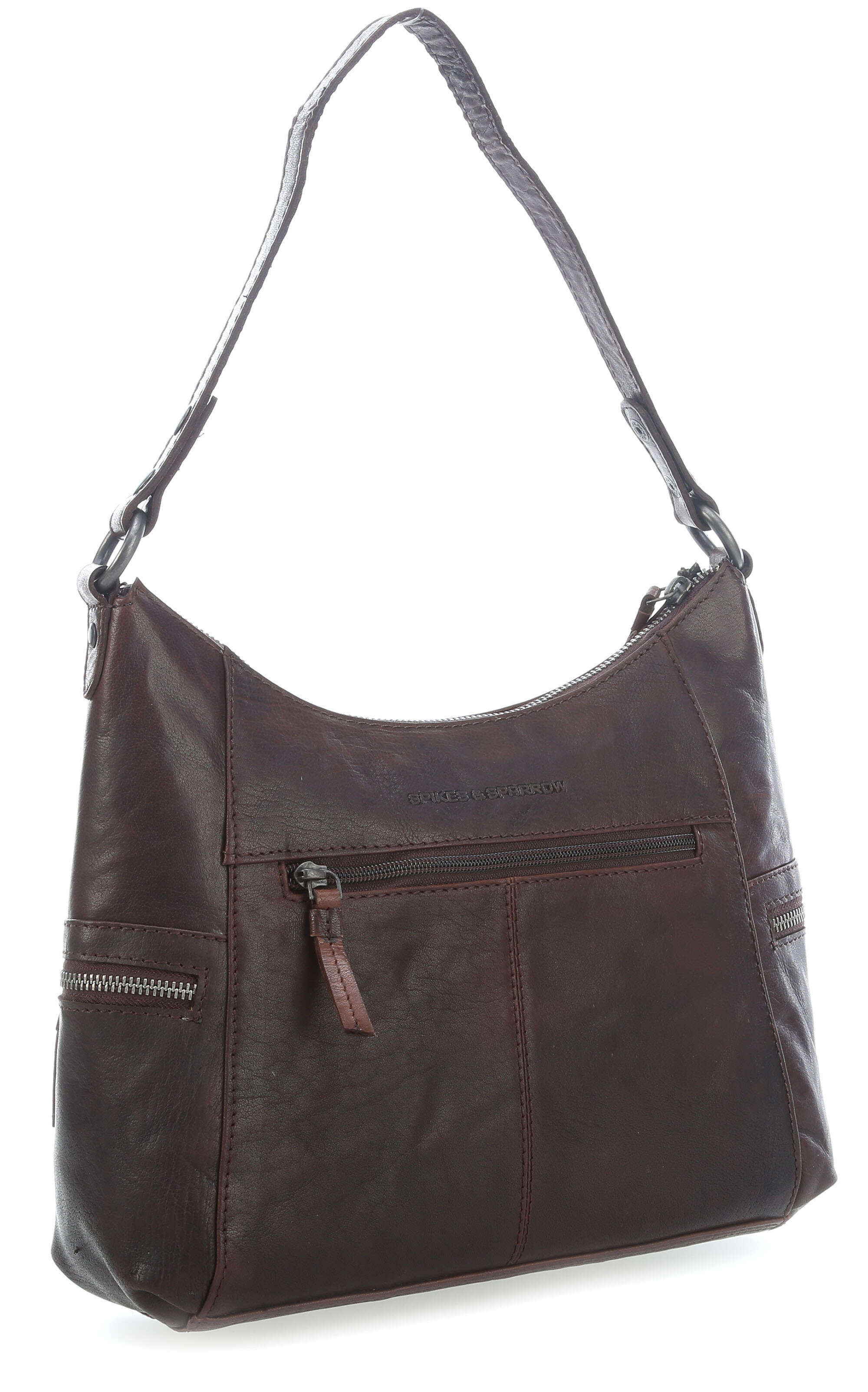 Spikes & Sparrow Bronco Hobo bag dark brown