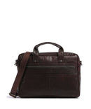 Spikes & Sparrow Bronco Briefcase dark brown