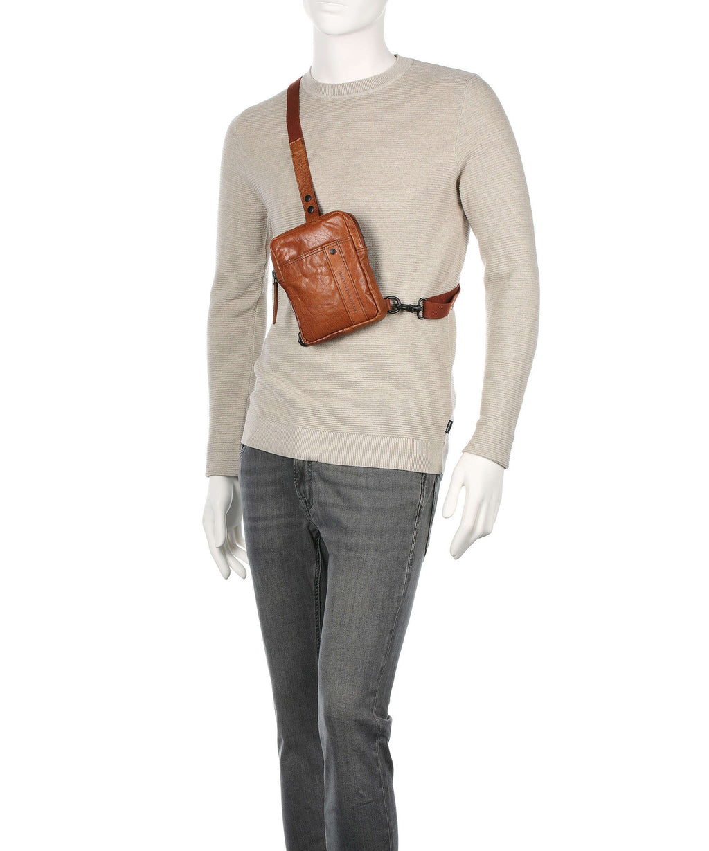 Spikes & Sparrow Bronco Sling bag cognac