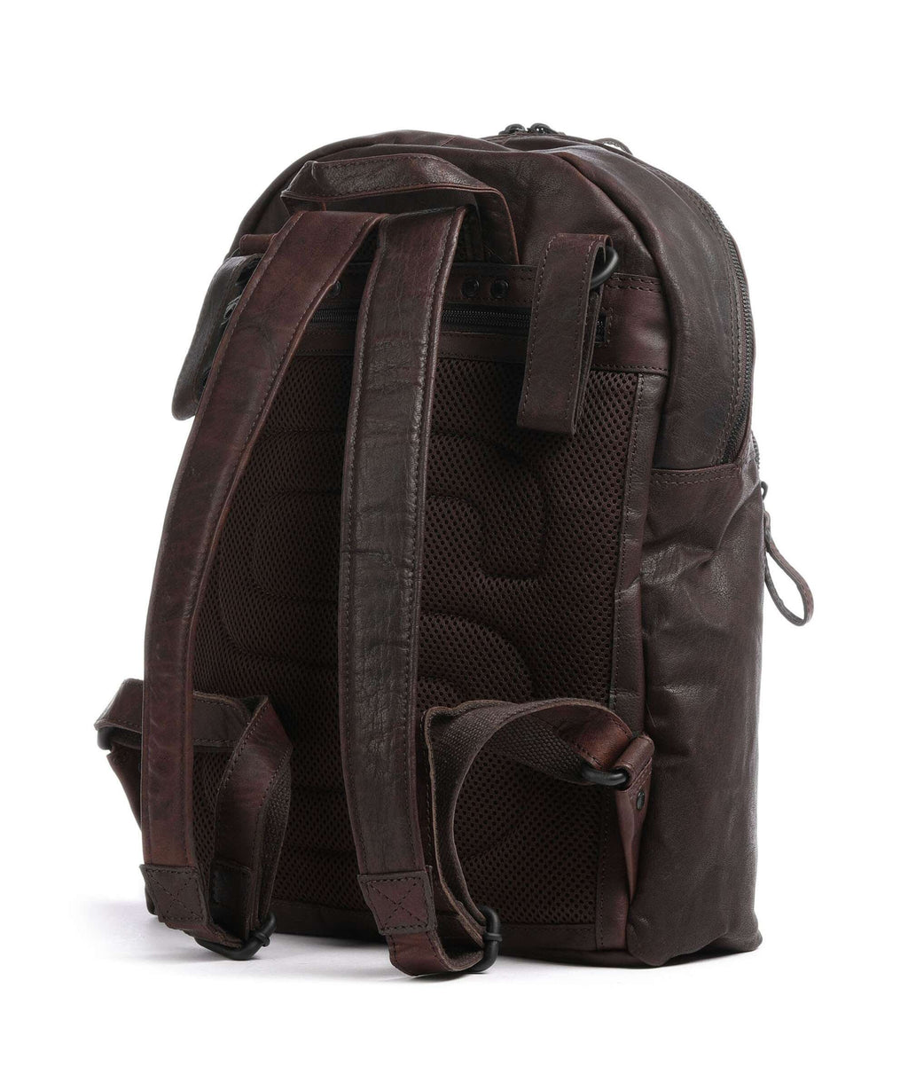 Spikes & Sparrow Bronco Laptop backpack dark brown