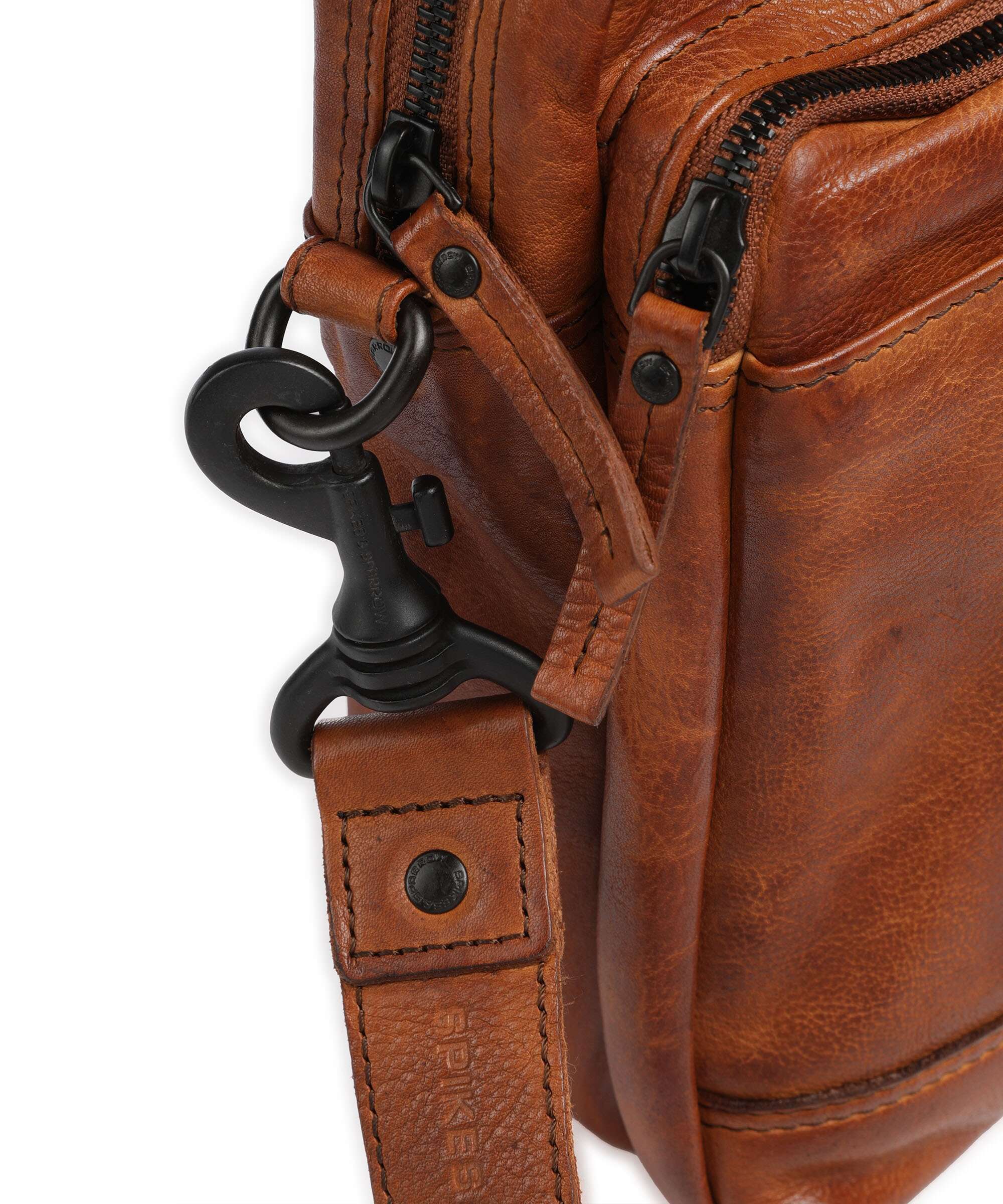 Spikes & Sparrow Apache Steven Briefcase brandy