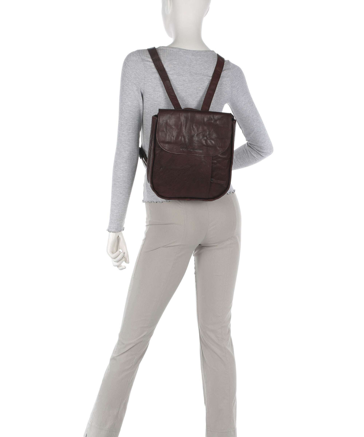 Spikes & Sparrow Bronco Alene Backpack dark brown