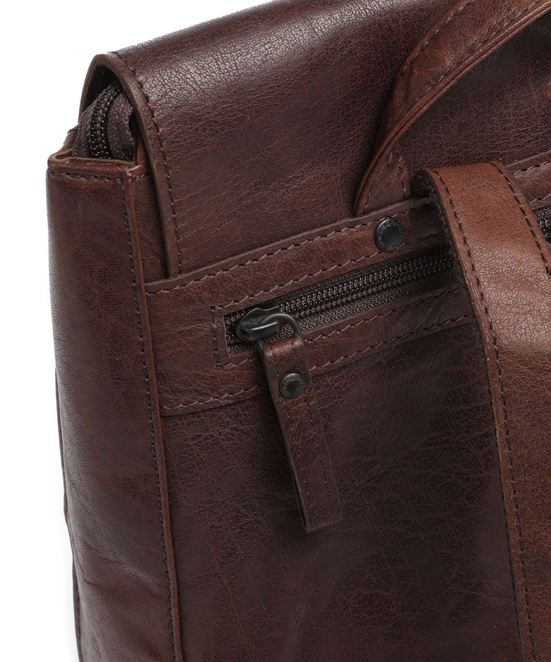 Spikes & Sparrow Bronco Alene Backpack dark brown