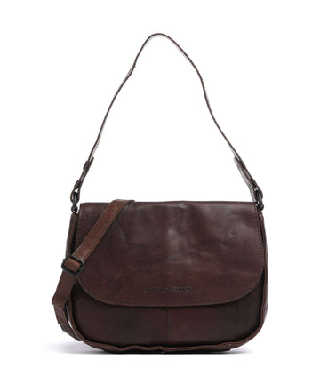 Spikes & Sparrow Bronco Yaris Borsa a spalla dark brown