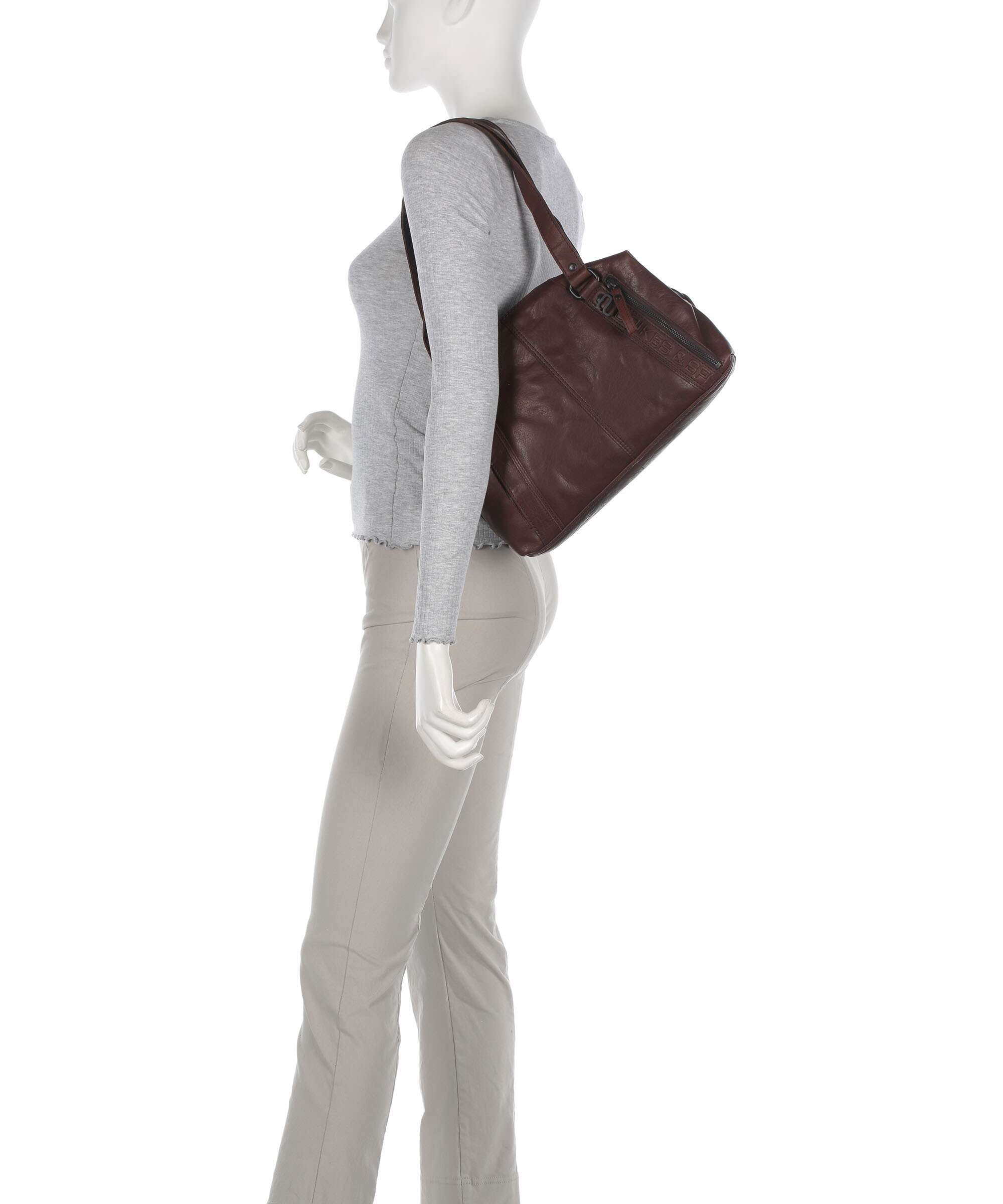 Spikes & Sparrow Bronco Kayleigh Shoulder bag dark brown