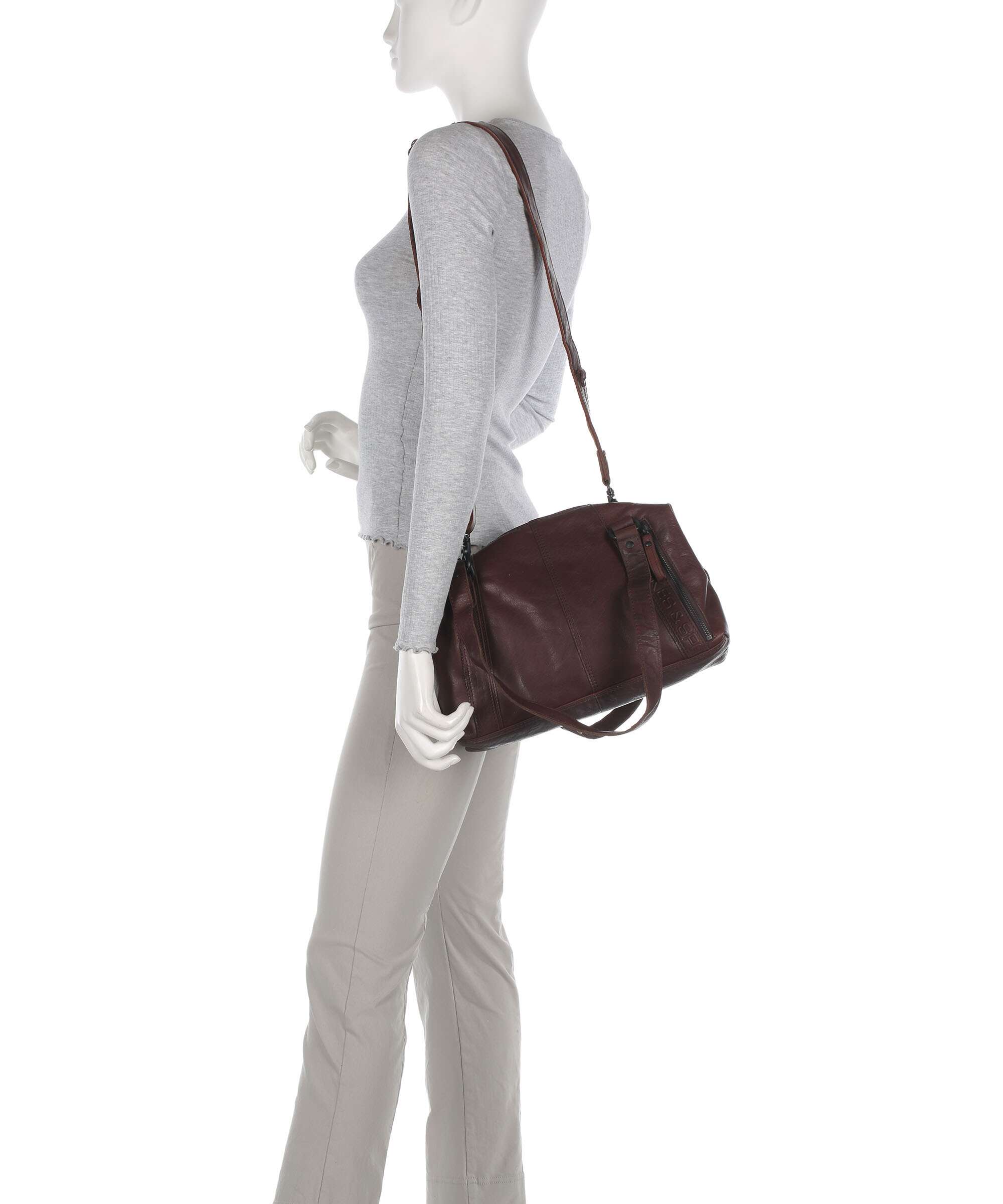 Spikes & Sparrow Bronco Kayleigh Shoulder bag dark brown