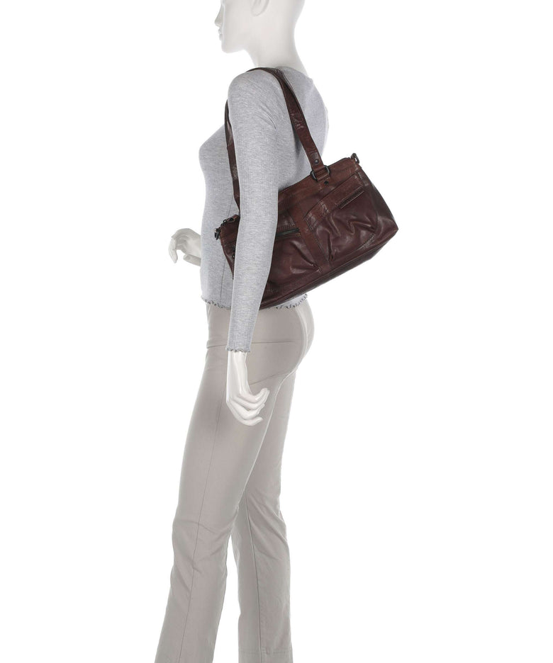 Spikes & Sparrow Bronco Cherish Shoulder bag dark brown