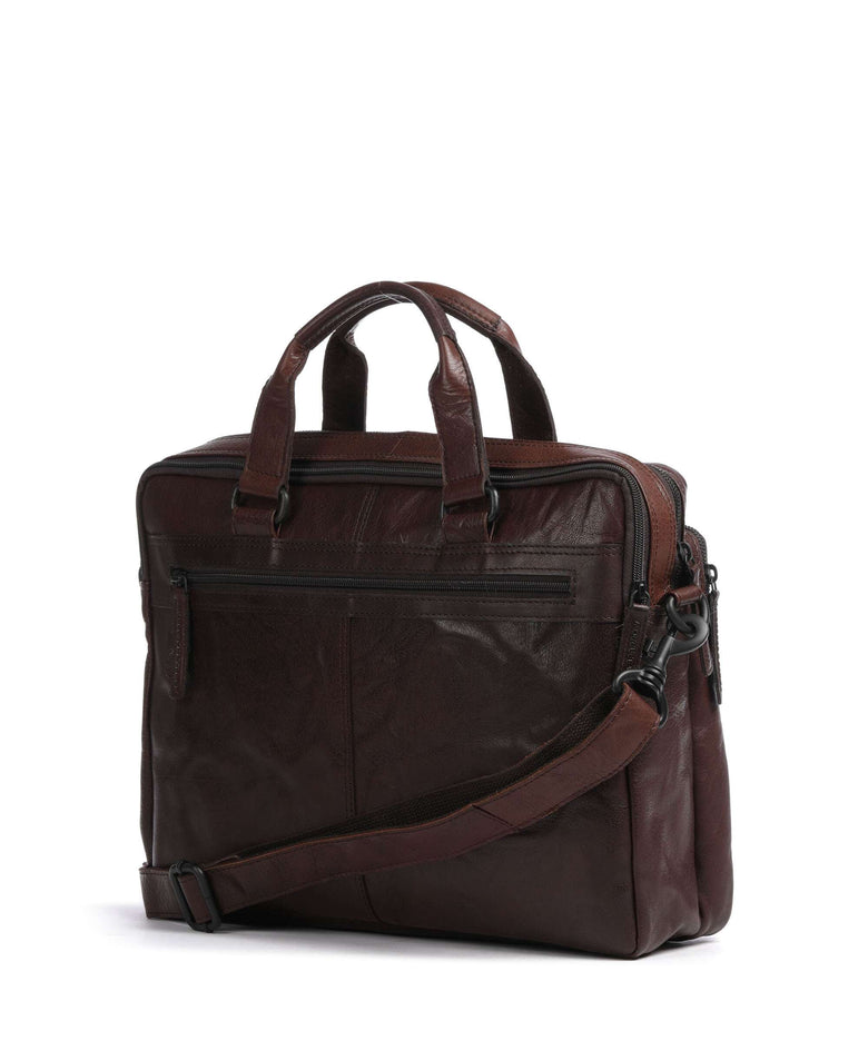 Spikes & Sparrow Bronco Kharter Laptop bag dark brown