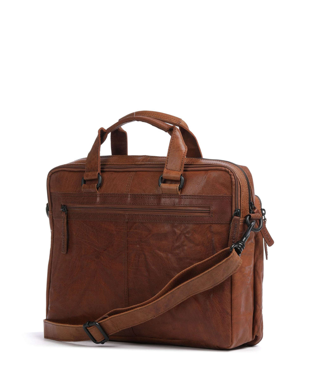 Spikes & Sparrow Bronco Kharter Laptop bag brandy