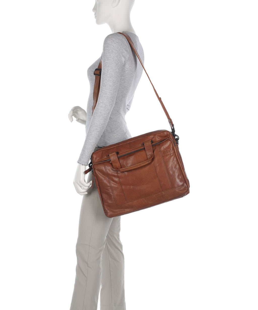 Spikes & Sparrow Bronco Kharter Laptop bag brandy