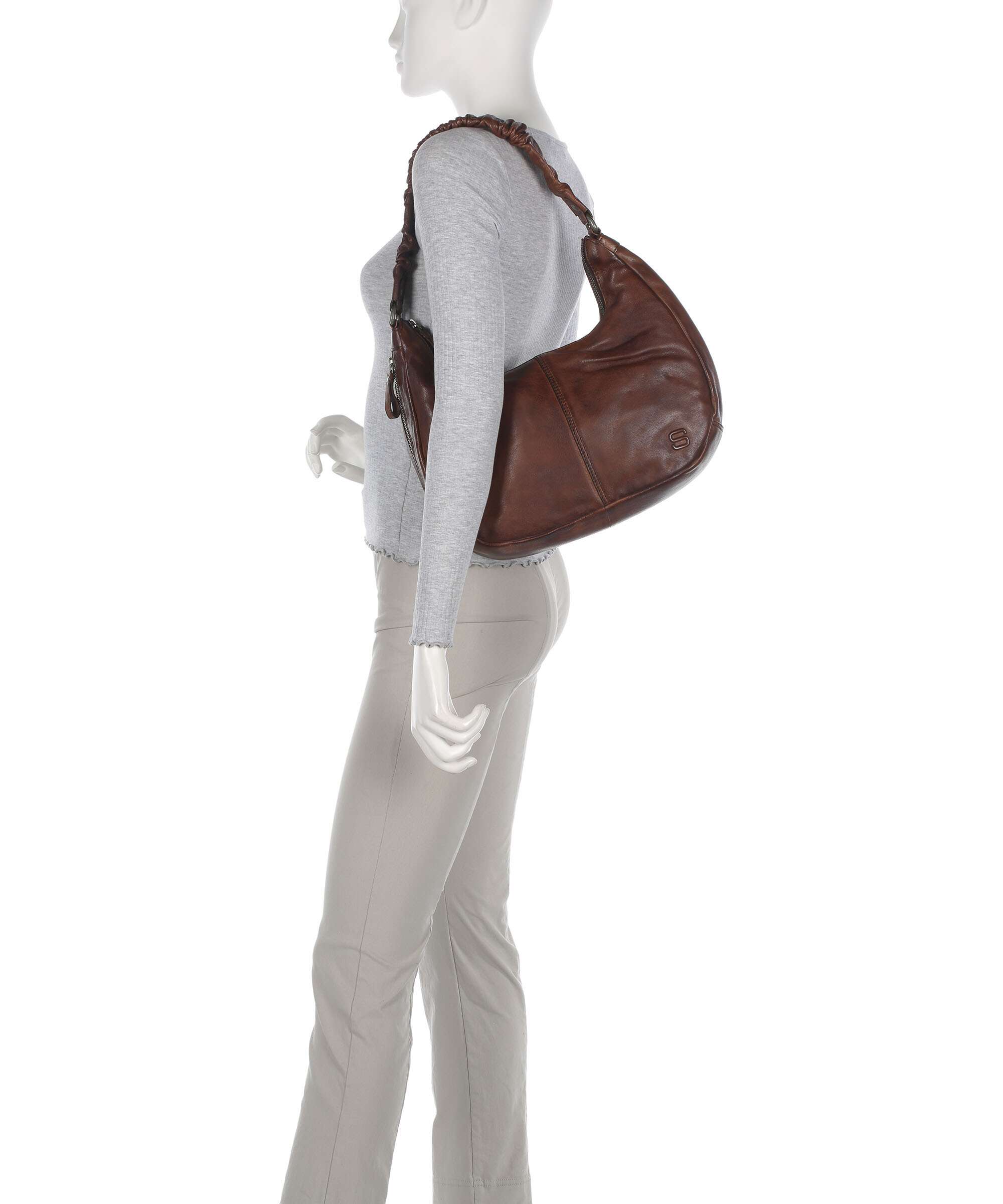 Spikes & Sparrow Apache Harli Shoulder bag dark brown