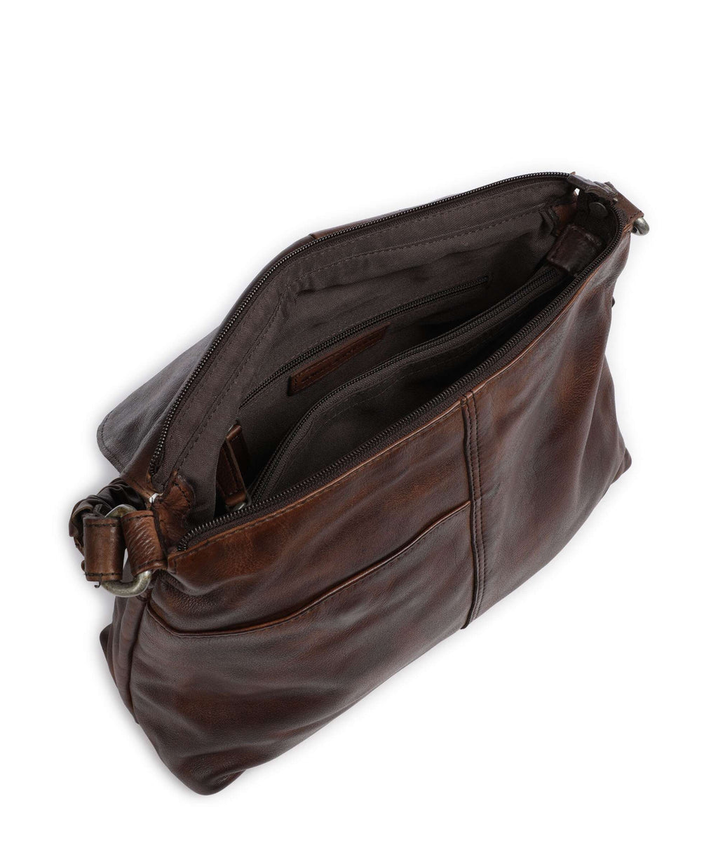 Spikes & Sparrow Apache Kimberley Shoulder bag dark brown