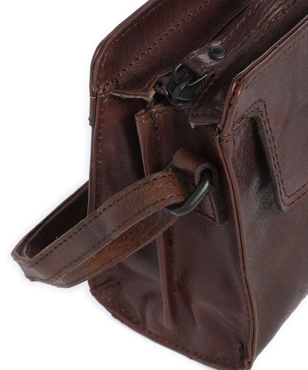 Spikes & Sparrow Bronco Leyla Crossbody bag dunkelbraun