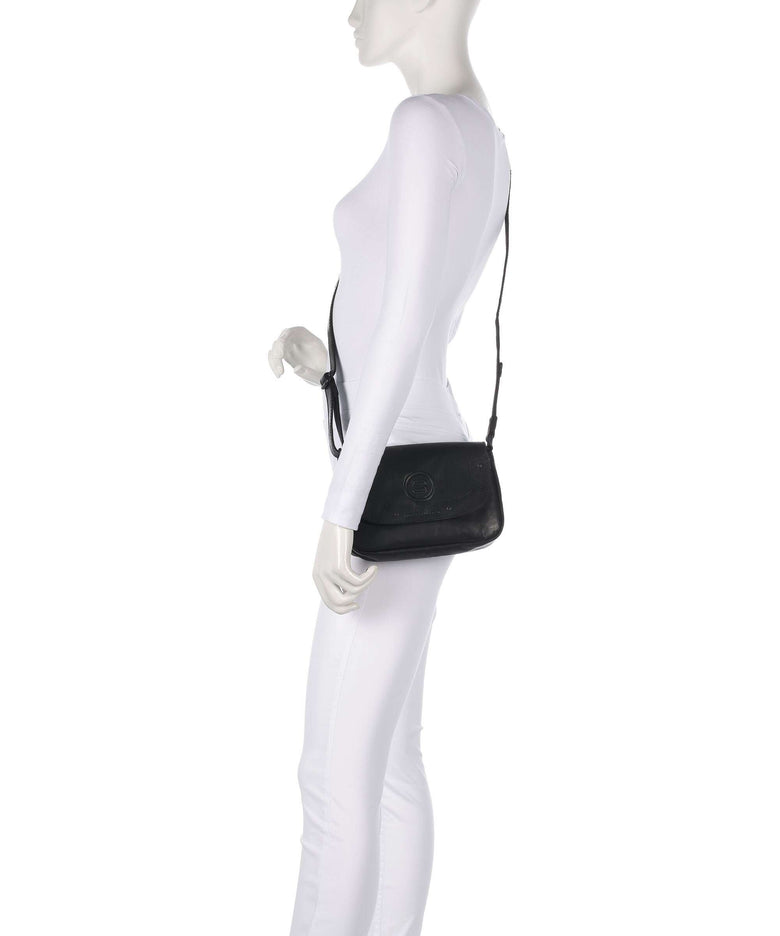 Spikes & Sparrow Bronco Linne Crossbody bag schwarz