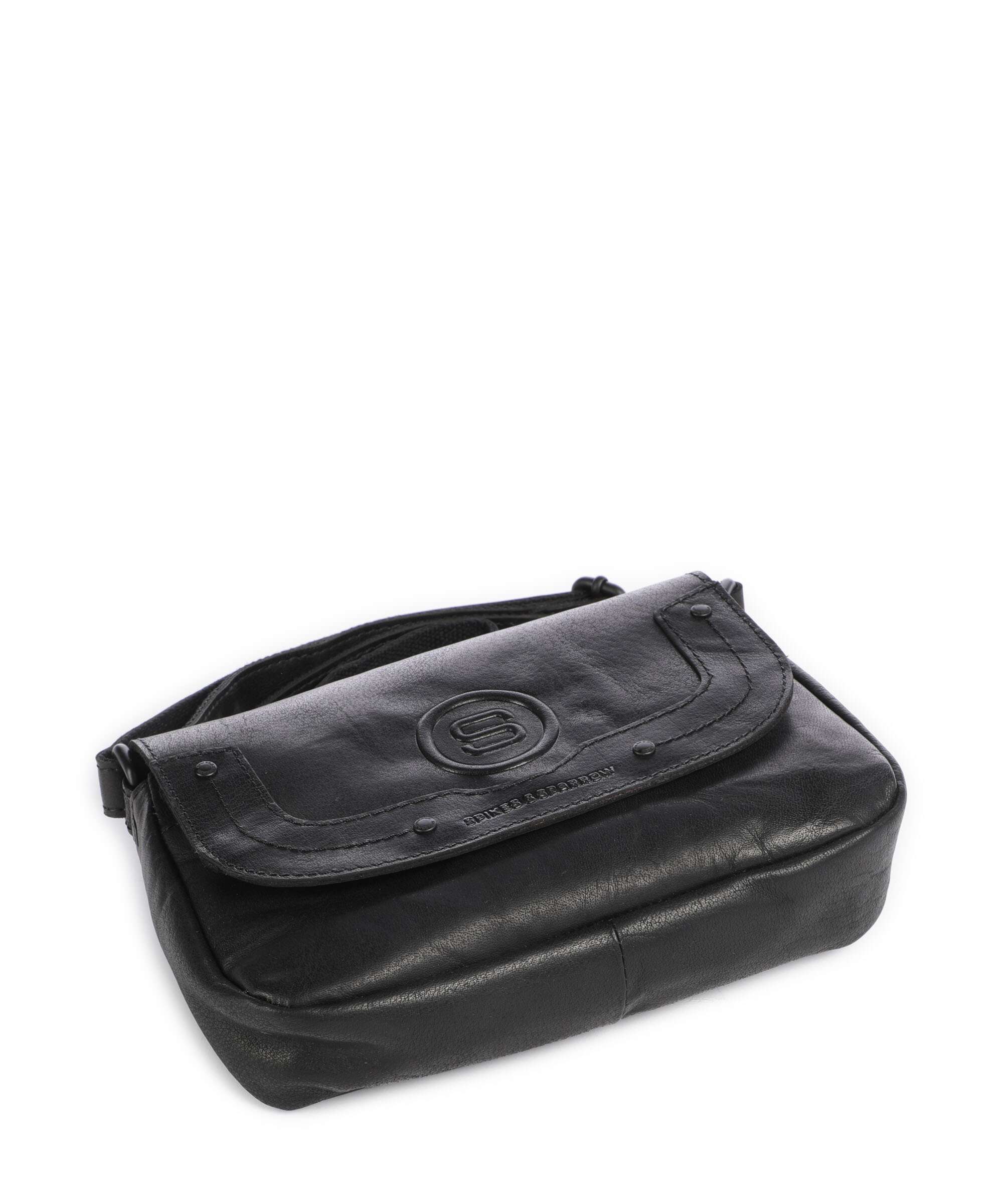 Spikes & Sparrow Bronco Linne Crossbody bag schwarz