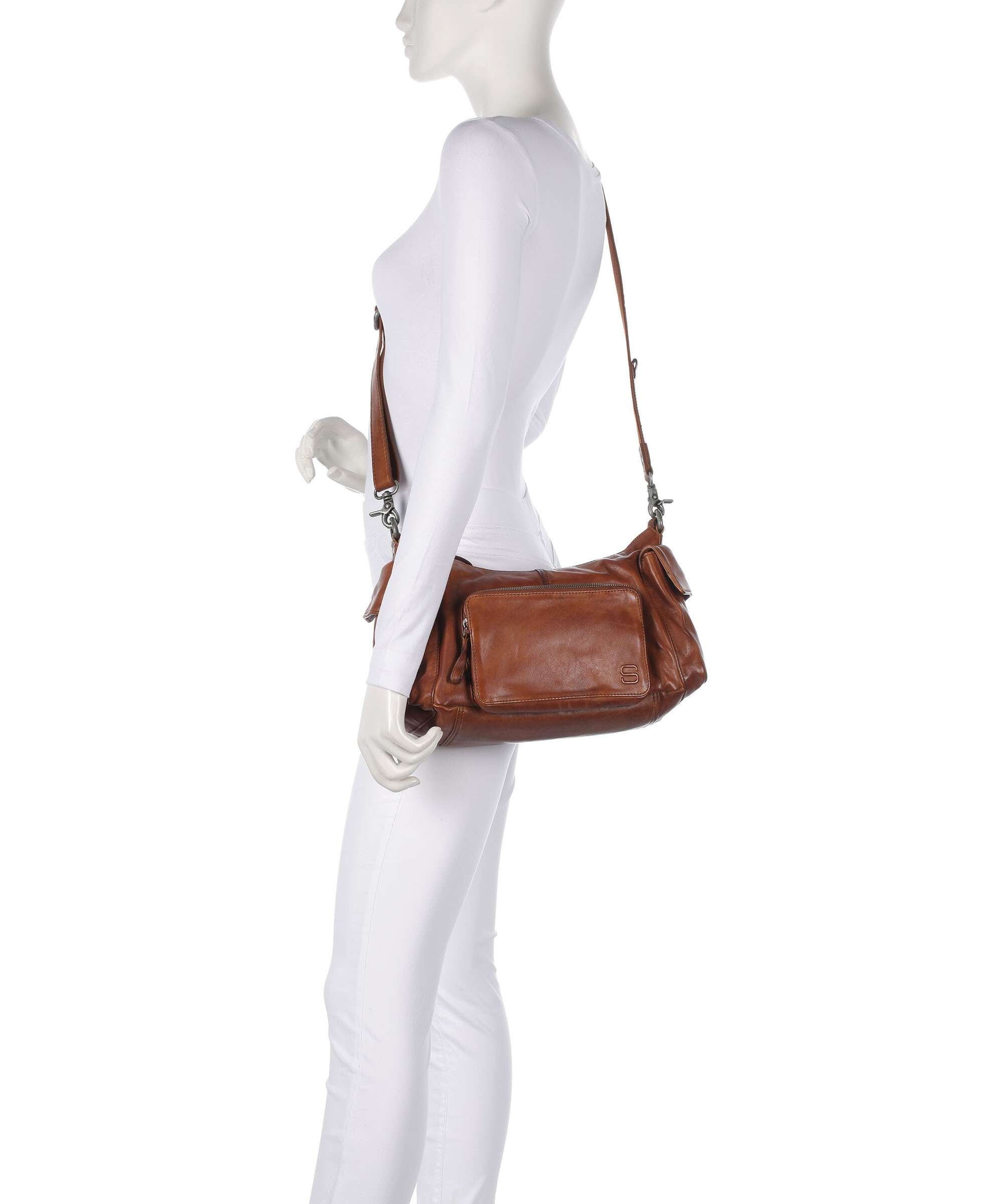 Spikes & Sparrow Apache Jaclyne Shoulder bag brandy