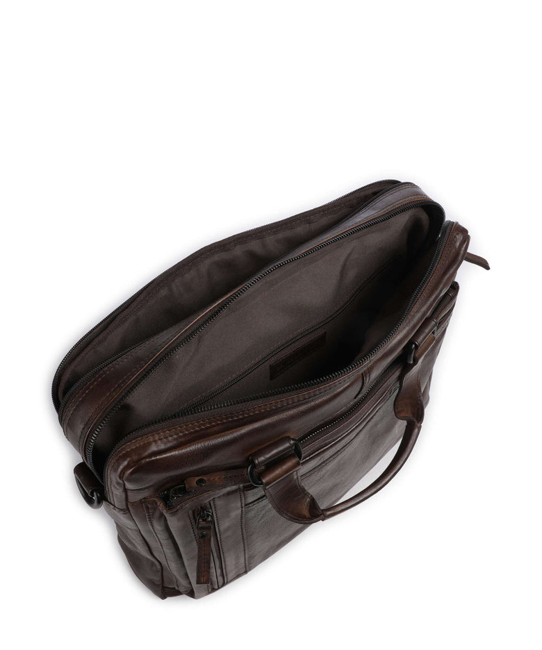 Spikes & Sparrow Apache Brutus Briefcase braun