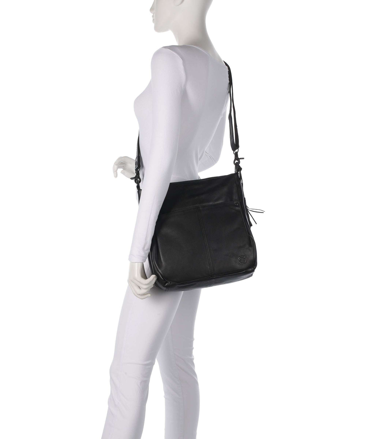 Spikes & Sparrow Apache Saar Shoulder bag black