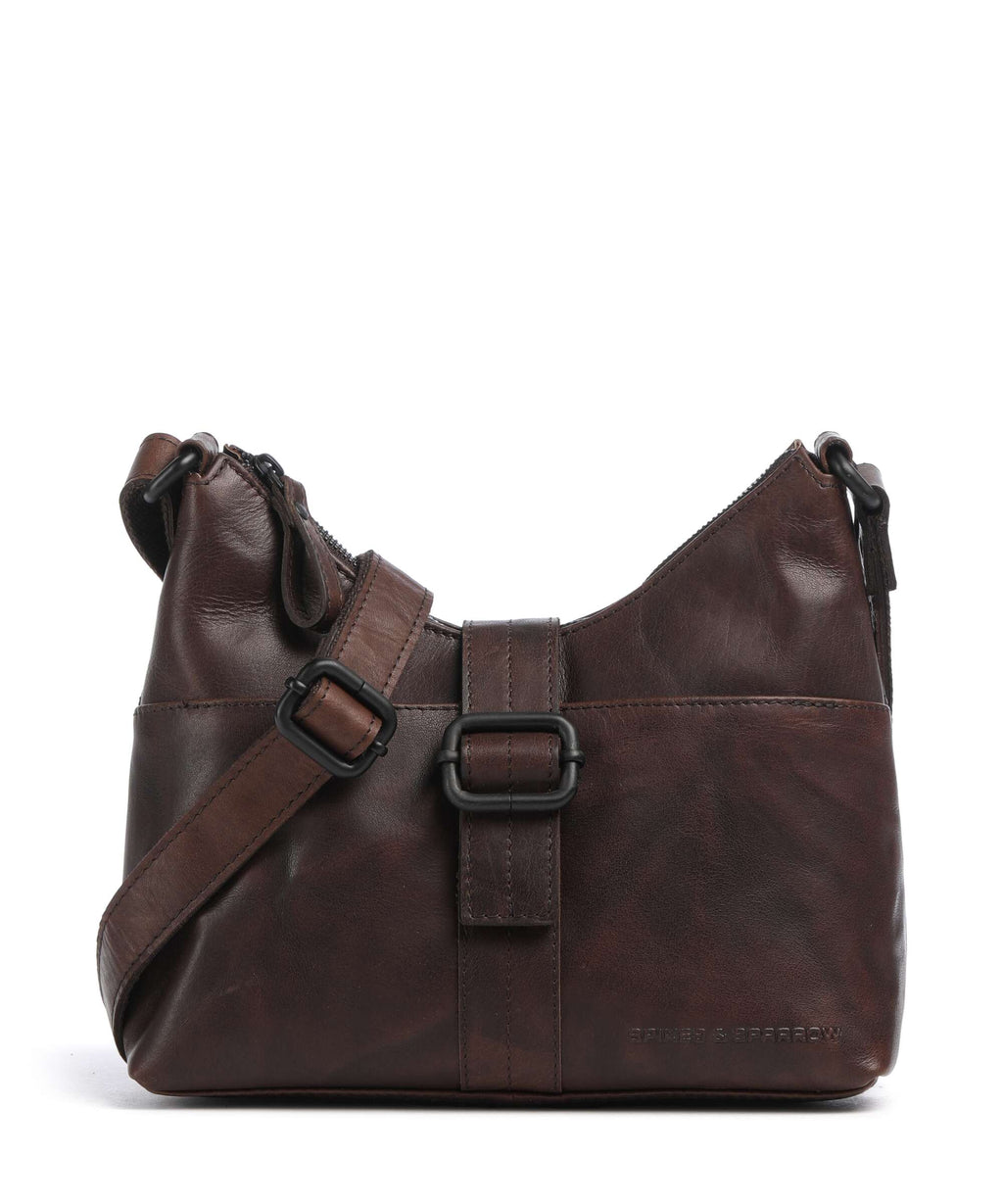 Spikes & Sparrow Bronco Ellesse Crossbody bag dark brown