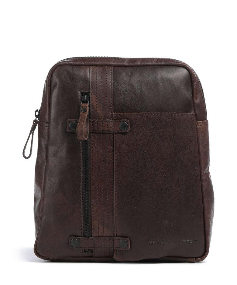Spikes & Sparrow Bronco Roxy Backpack dark brown