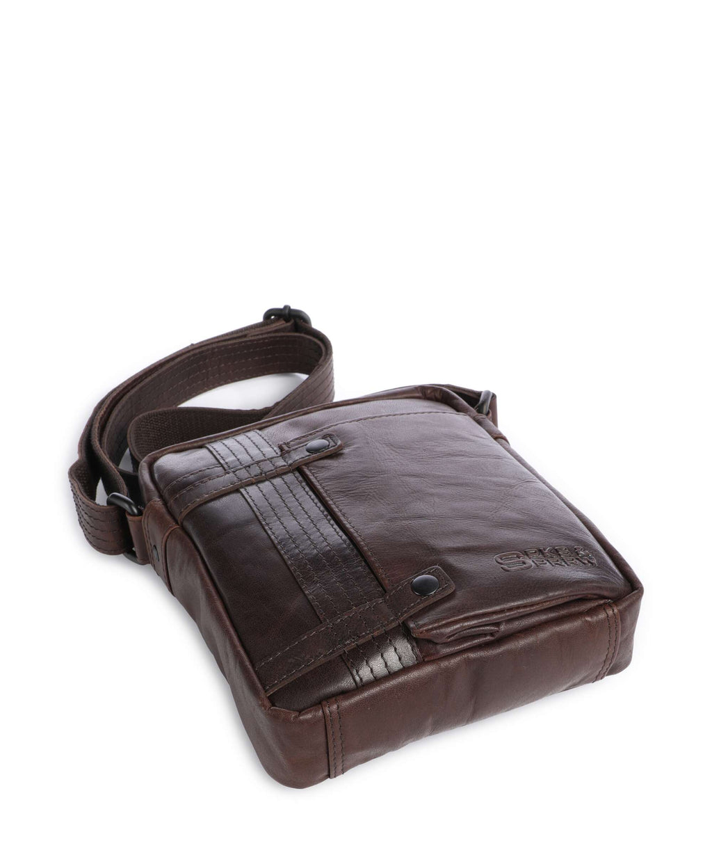 Spikes & Sparrow Bronco Benn Crossbody bag dark brown