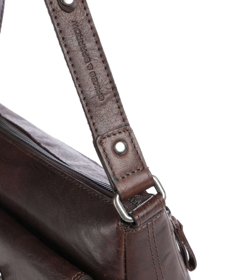Spikes & Sparrow Bronco Jinthe Crossbody bag dark brown