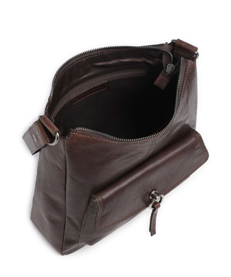 Spikes & Sparrow Bronco Cydney Hobo bag dark brown