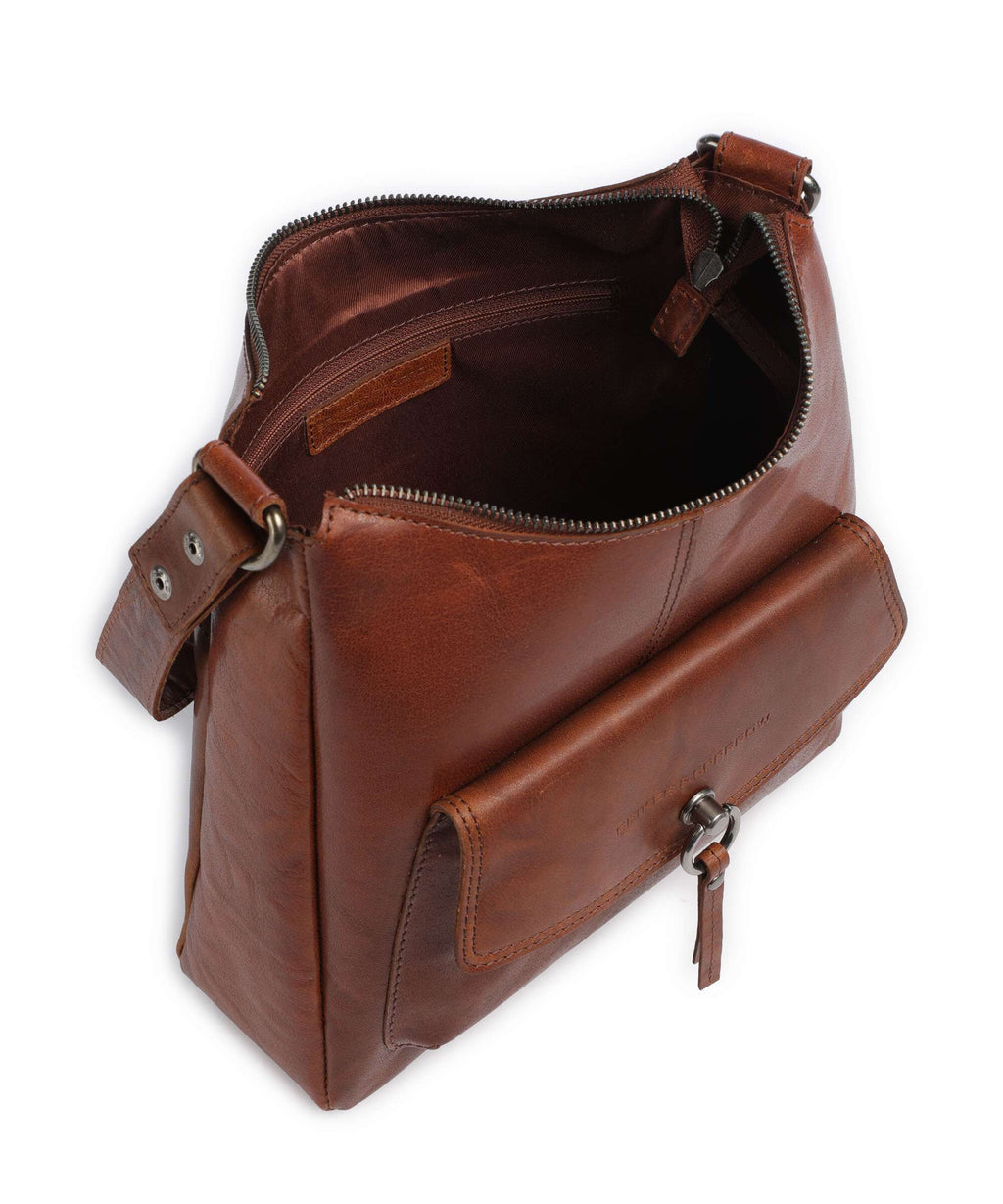Spikes & Sparrow Bronco Cydney Hobo bag brandy