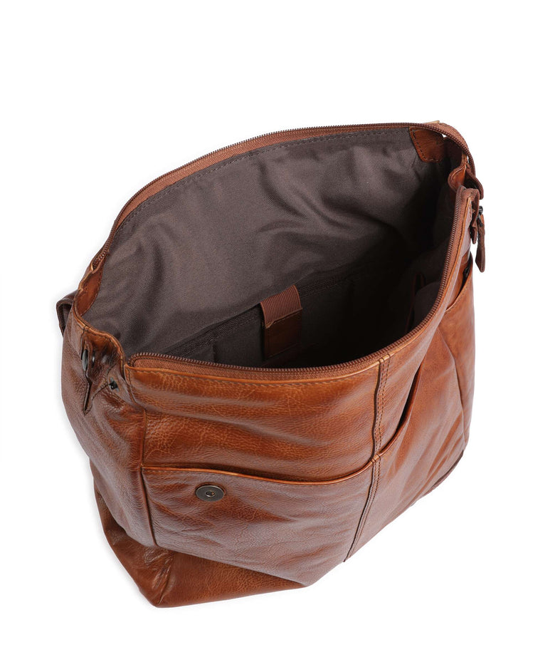 Spikes & Sparrow Apache Ted Laptop backpack brandy