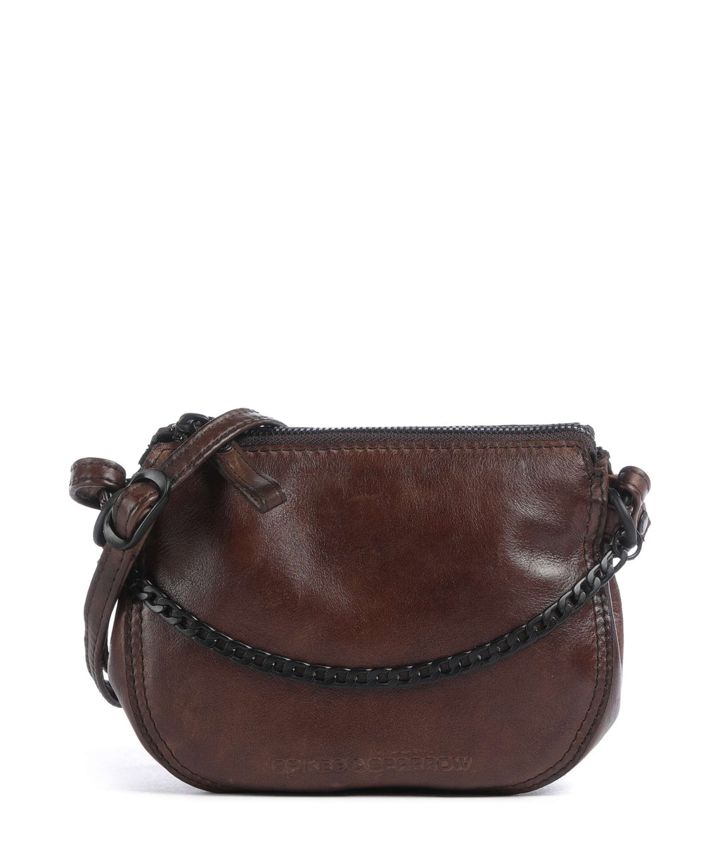 Spikes & Sparrow Apache Delaine Crossbody bag dark brown