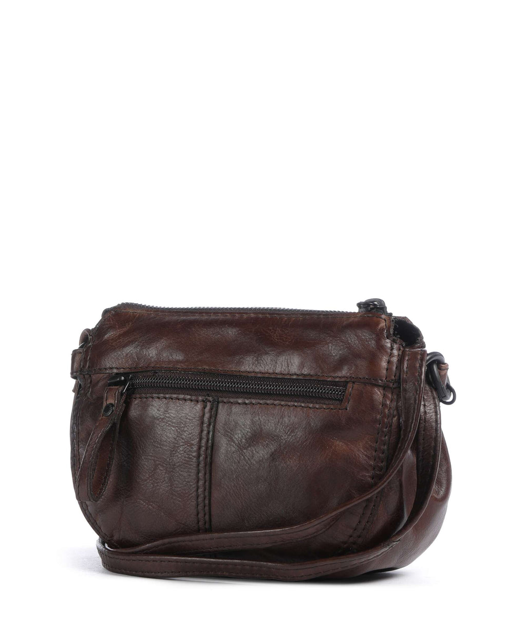 Spikes & Sparrow Apache Delaine Crossbody bag dark brown