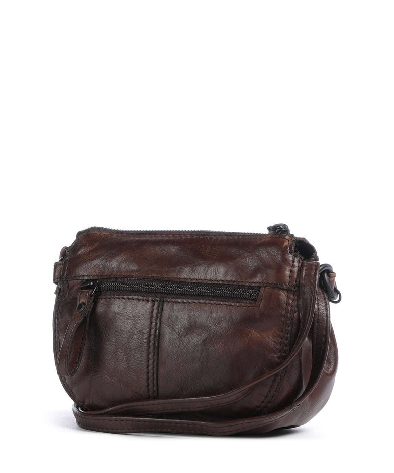 Spikes & Sparrow Apache Delaine Crossbody bag dark brown
