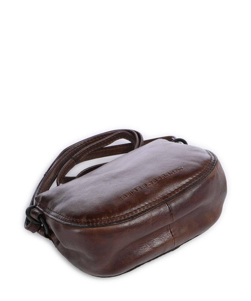 Spikes & Sparrow Apache Delaine Crossbody bag dark brown