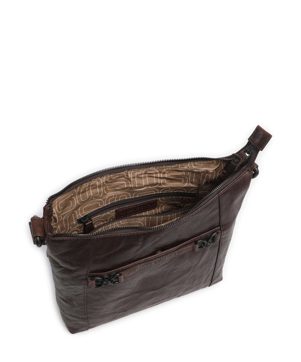 Spikes & Sparrow Bronco Delphie Hobo bag dark brown