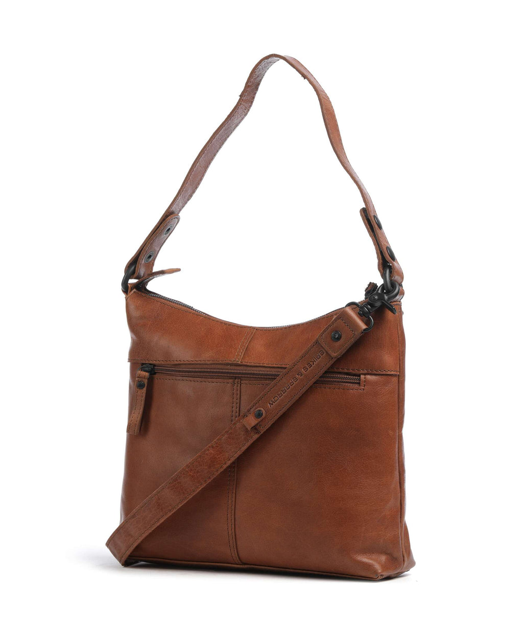 Spikes & Sparrow Bronco Delphie Hobo bag brandy