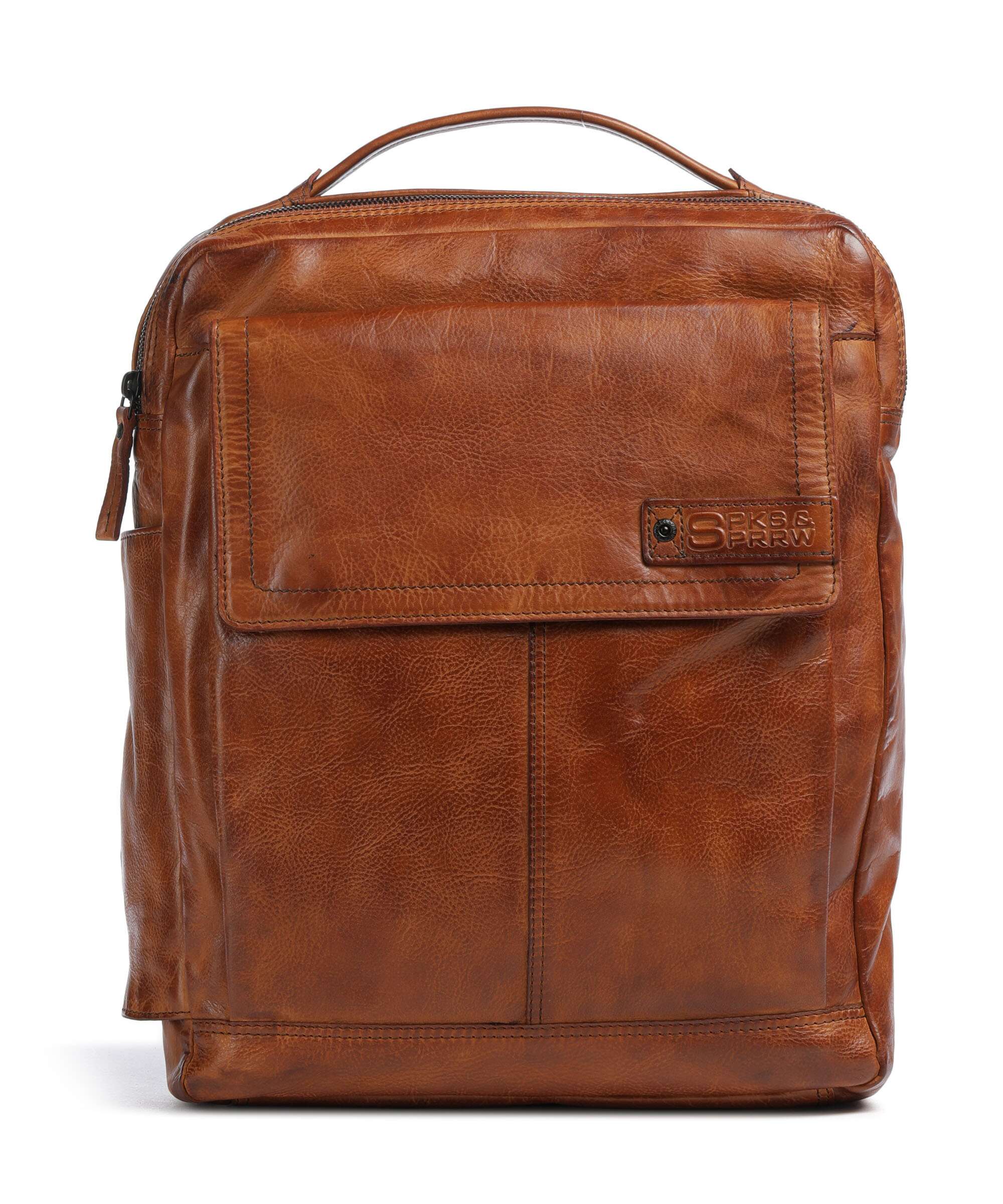 Spikes & Sparrow Apache Fred Laptop backpack brandy