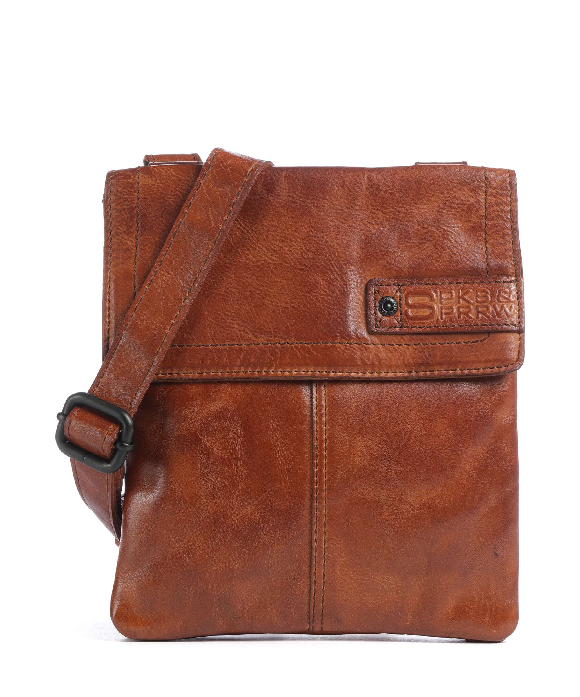 Spikes & Sparrow Apache Jake Crossbody bag brandy