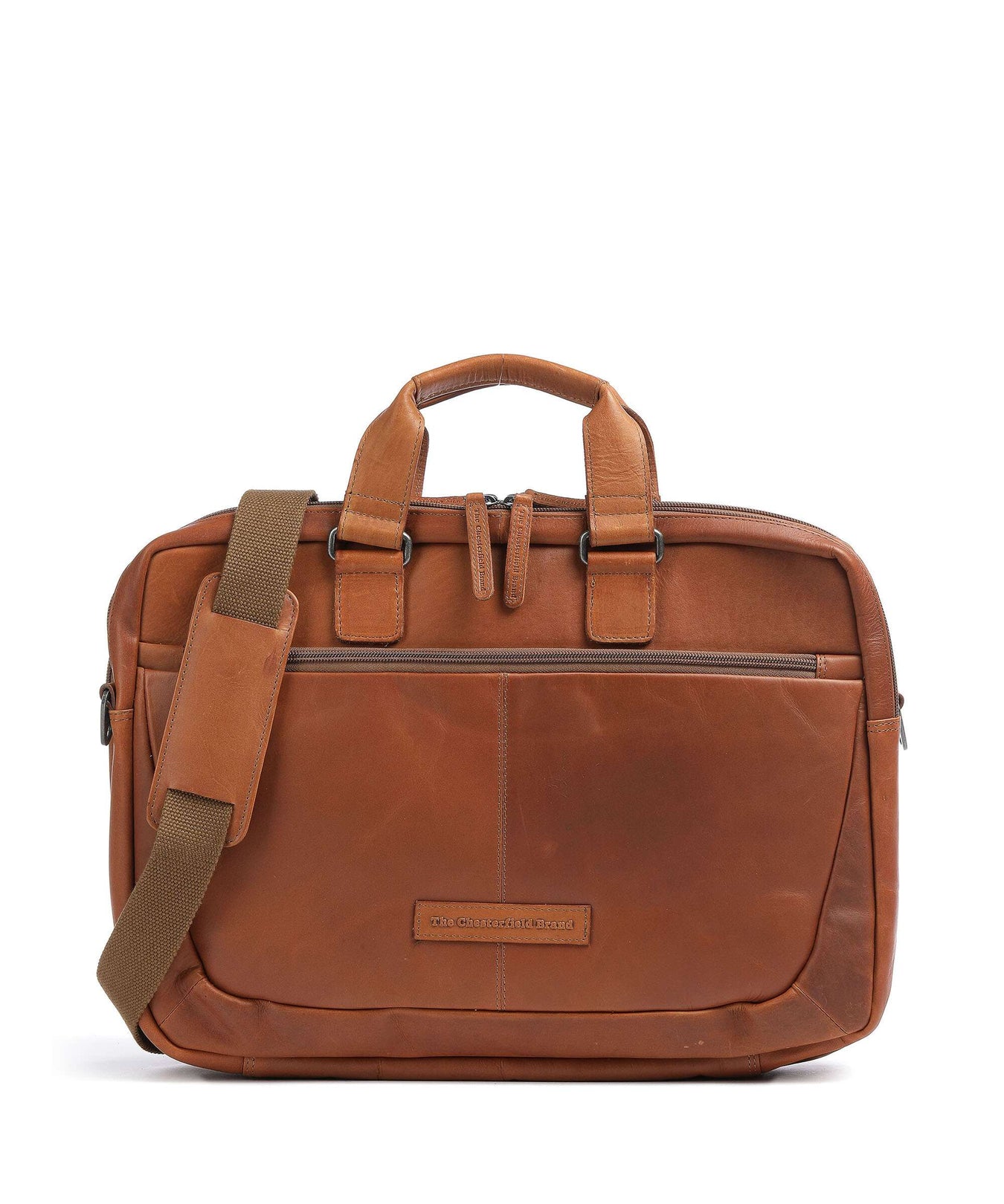 The Chesterfield Brand Seth Briefcase cognac