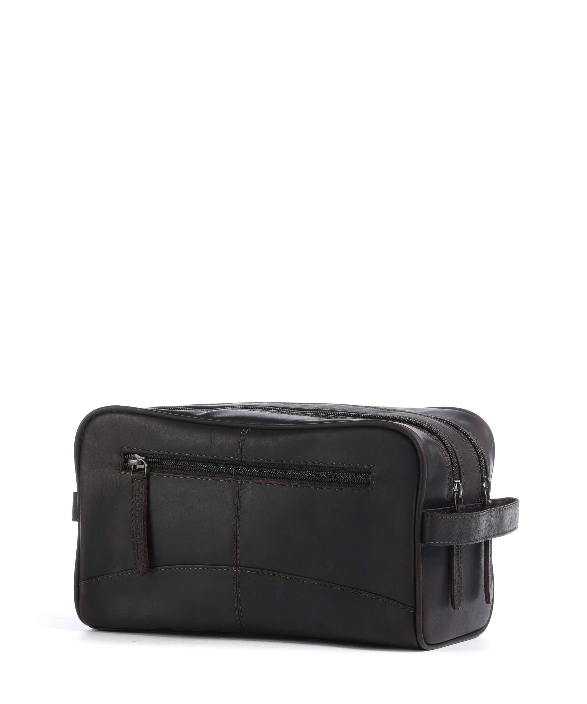 The Chesterfield Brand Cow Wax Pull Up Stacey Toiletry bag brown