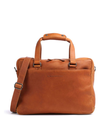 The Chesterfield Brand Manhattan Briefcase cognac